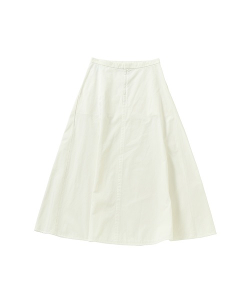 スカート ATON NIDOM COTTON A-LINE SKIRT SKAGCW0709の画像