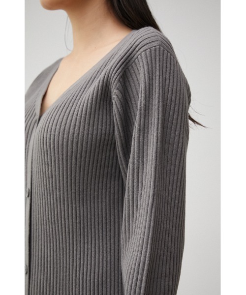 「AZUL BY MOUSSY」 ニットワンピース SMALL グレー レディース_画像5