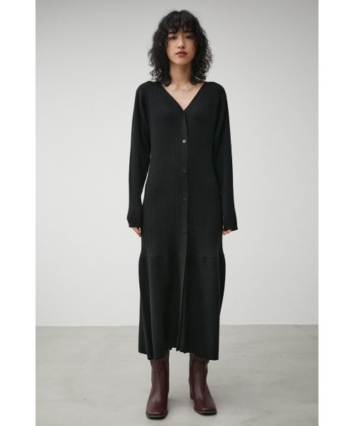 「AZUL BY MOUSSY」 ニットワンピース SMALL グレー レディース_画像10