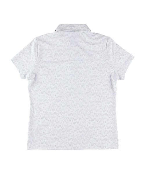 ポロシャツ ポロ WOMENS レイヤーロゴプリント ベア天竺 半袖ポロシャツ レディース ZOY ポロシャツ ポロ WOMENS レイヤーロゴプリント ベア天竺
