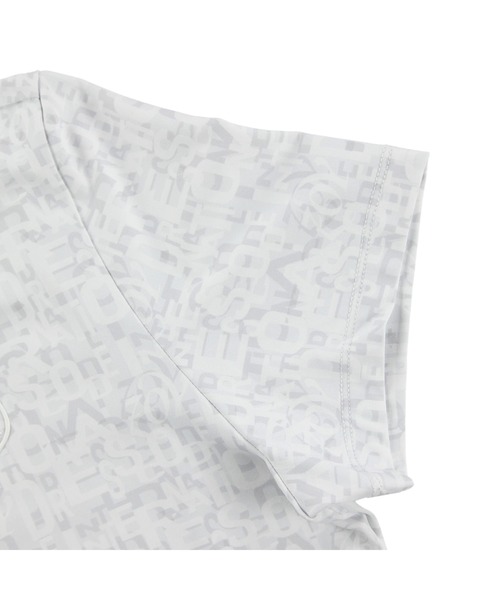 ポロシャツ ポロ WOMENS レイヤーロゴプリント ベア天竺 半袖ポロシャツ レディース ZOY ポロシャツ ポロ WOMENS レイヤーロゴプリント ベア天竺