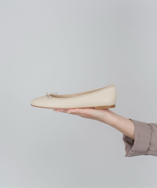 バレエシューズ パンプス 「FABIO RUSCONI/ファビオ ルスコーニ」フラットシューズ　エナメル　パンプス バレエシューズ | FABIO RUSCONI | 18