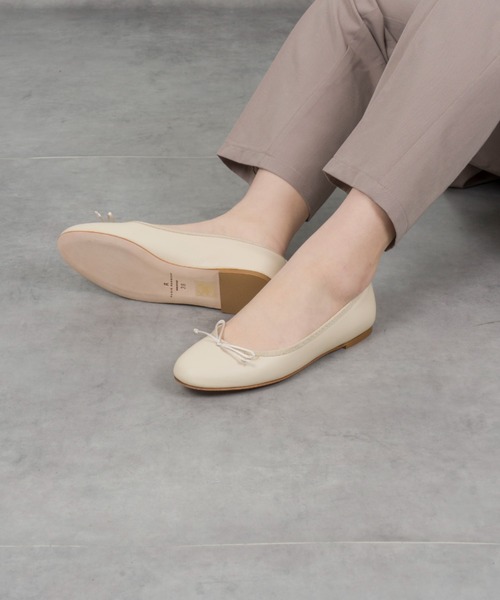 バレエシューズ パンプス 「FABIO RUSCONI/ファビオ ルスコーニ」フラットシューズ　エナメル　パンプス バレエシューズ | FABIO RUSCONI | 21