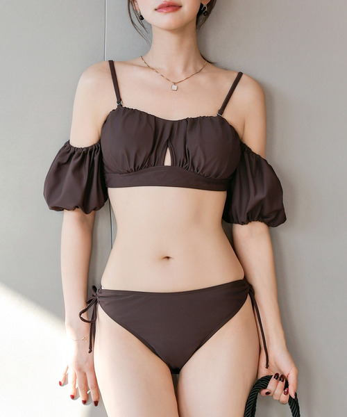 TeddyShop（テディショップ） 水着 レディース水着 パフスリ風バック