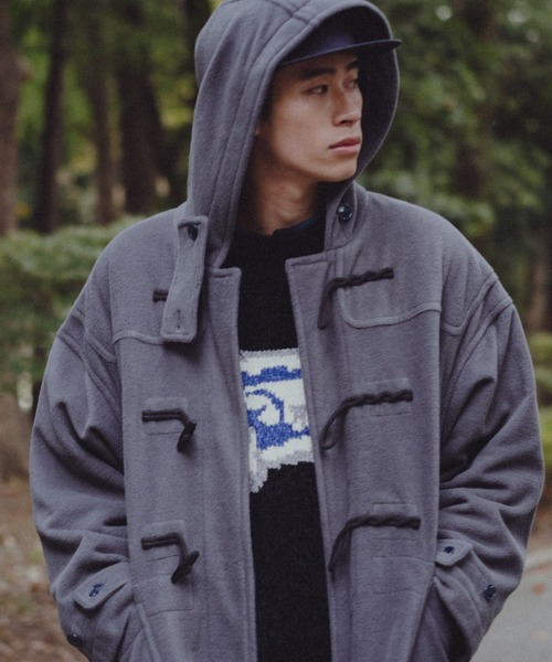 WHIMSIC（ウィムジック） ダッフルコート FREE チャコールグレー