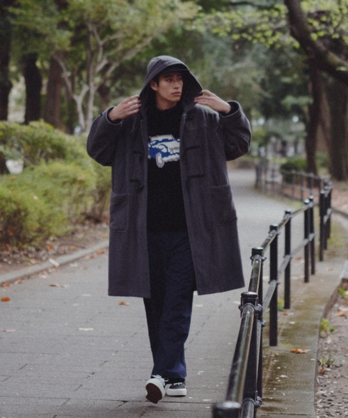 WHIMSIC（ウィムジック） ダッフルコート FREE チャコールグレー