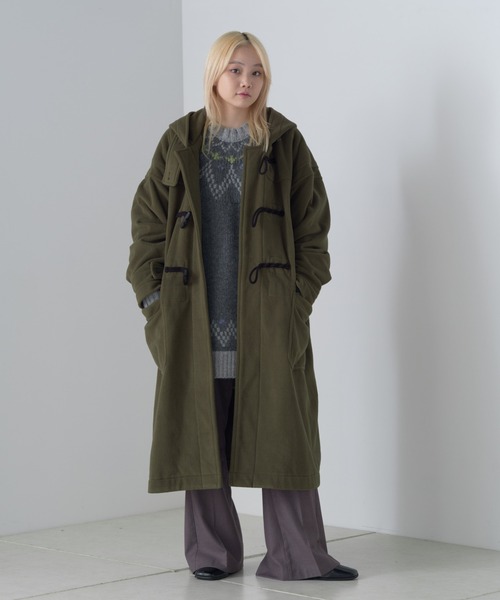 WHIMSIC（ウィムジック） ダッフルコート FREE チャコールグレー