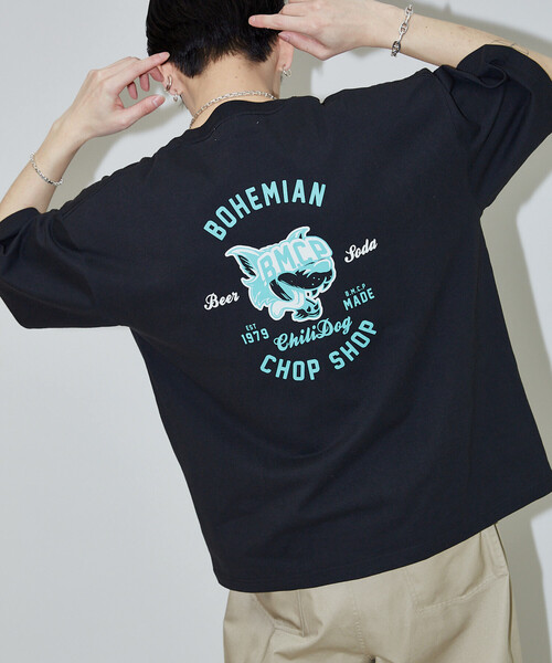 PUBLUX（パブリュクス） tシャツ ”BMCP WOLF” ウルフ バックプリントT