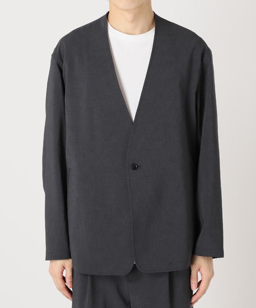 【EVALET / エバレット】セットアップ　ジャケット×パンツ JOURNAL STANDARD ジャケット ノーカラージャケット ”吸水速乾