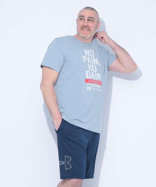 UNDER ARMOUR★クレストルーズフィットTシャツ UNDER ARMOUR テニス Tシャツ 半袖 丸首 メンズ ルーズフィット