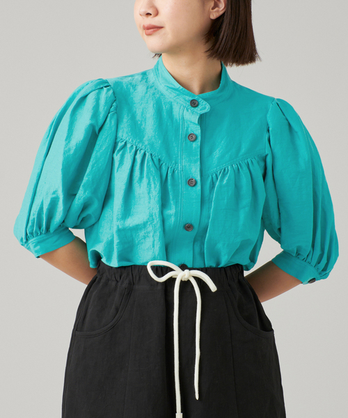 「IENA LA BOUCLE」 長袖ブラウス FREE ネイビー レディース IENA LA BOUCLE 「IENA BOUCLE」 7分袖ブラウス FREE ネイビー