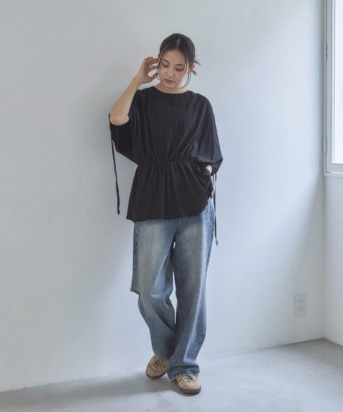 feepur ジーンズ デニム デニムパンツ ストレートルーズデニム