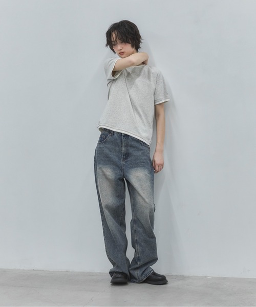 feepur（フェピュール） ワイドパンツ ジーンズ デニム デニムパンツ