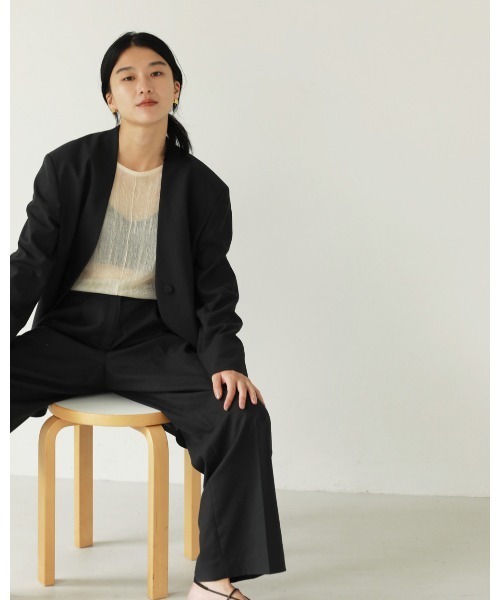 TODAYFUL 「TODAYFUL」 ノーカラージャケット 36inch ブラック