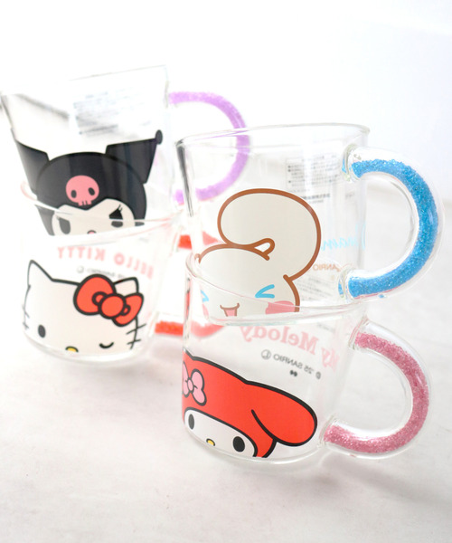 sanrio（サンリオ） 食器 「SANRIO/サンリオ」GLASS MUG/グラスマグ