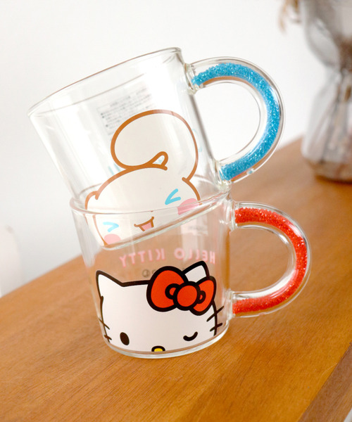 sanrio（サンリオ） 食器 「SANRIO/サンリオ」GLASS MUG/グラスマグ
