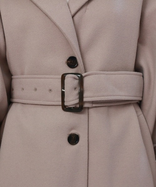 「ASTORIA ODIER」 コート MEDIUM グレイッシュベージュ レディース_画像9