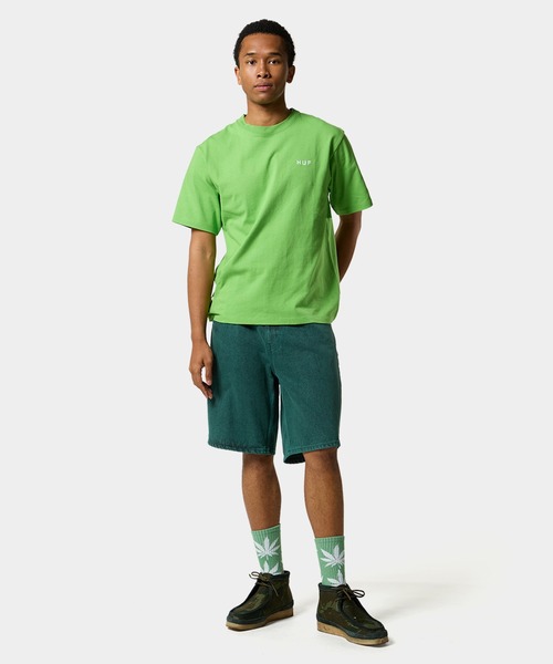 ナチュラル♪【HUF】スウェット/ 半袖/ Tシャツ/ ロゴ/ カラバリ fit=scale-down,w=1200