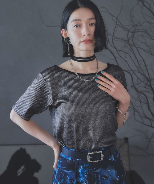 tシャツ 2WAYグリッターリブT(HARE) レディース HARE tシャツ 2WAYグリッターリブT(HARE) レディース : ZOZOTOWN