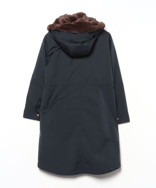 「green label relaxing」 モッズコート 34 ネイビー レディース_画像2