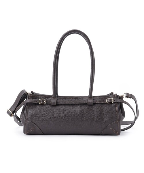 AULENTTI（オウレンティ） ボストンバッグ 横長ベルト付きボストン