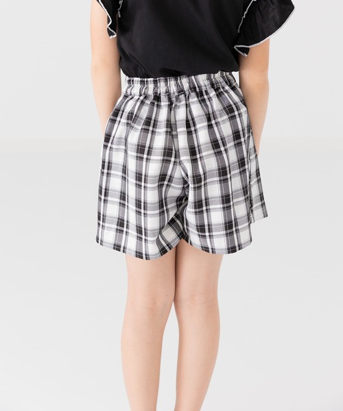 chil2 スカート チェック柄スカートパンツ キッズ 子供服 女の子