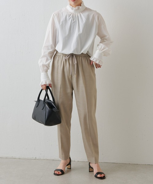 BEARDSLEY(BEARDSLEY GALLARDAGALANTE)◆長袖ブラウス/FREE/コットン/WHT BEARDSLEY 「BEARDSLEY」 長袖ブラウス FREE グリーン