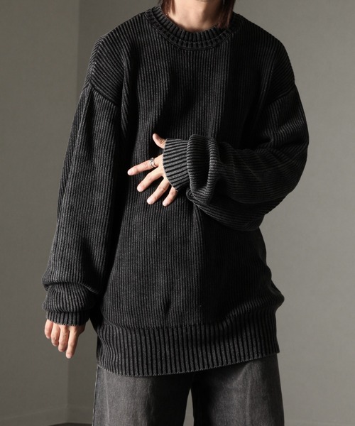 「welise」 長袖ニット S ワイン メンズ
