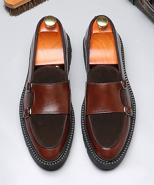 CALIFORNIA OUTFITTERS ビジネスシューズ 5E32 厚底 ビットローファー