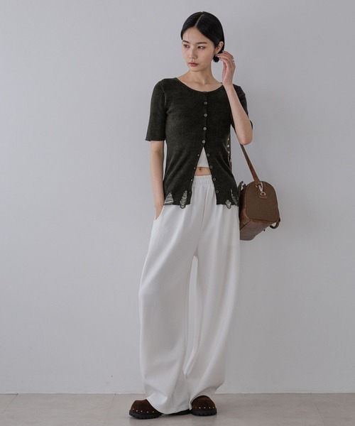 JEANASIS 14Gグランジリブカーディガン JEANASIS｜14Gグランジリブカーディガン SS | Rakuten Fashion