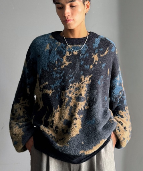 Classical Origin セーター ニット 「classical origin」ニュアンス柄W