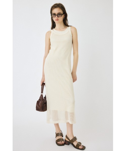 MOUSSY ワンピース MESH LAYERED ドレス : ZOZOTOWN Yahoo!店