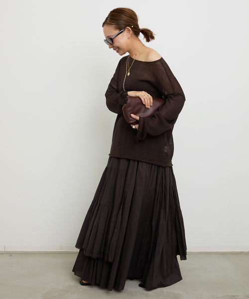 LINO Sheer プルオーバー LINO Sheer プルオーバー（ニット/セーター）｜Deuxieme Classe