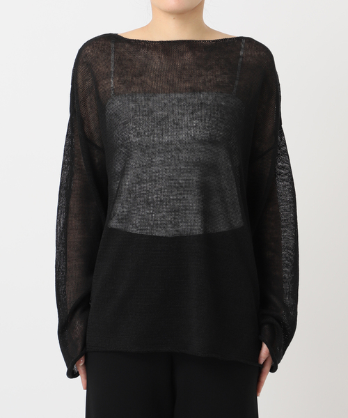 美品 Deuxieme Classe Sheer ニット カシミヤ セーター Deuxieme Classe ニット セーター LINO Sheer プルオーバー