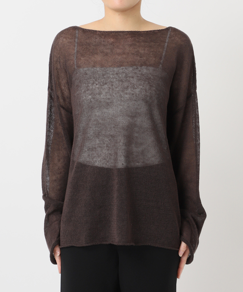 Deuxieme Classe ニット セーター LINO Sheer プルオーバー