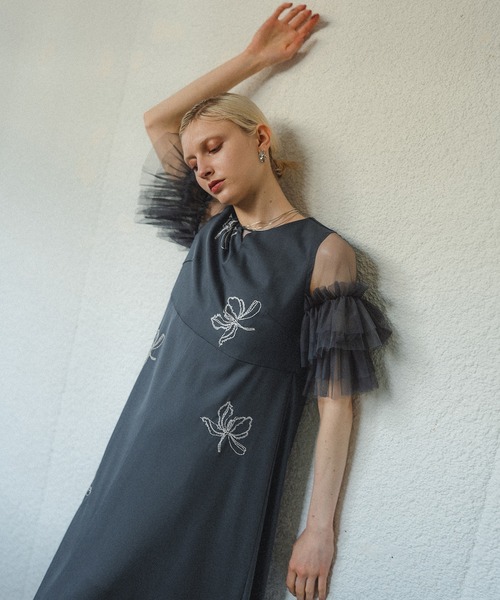 et.UNIVER オケージョンドレス et.UNiVER ドレス Embroiderry dress : ZOZOTOWN Yahoo!店