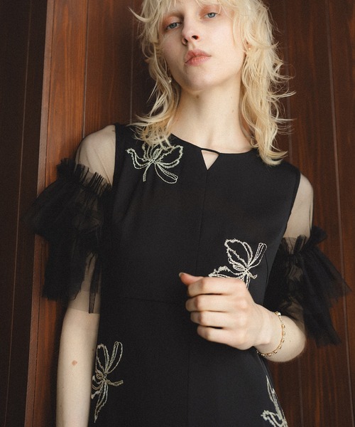 【et.UNiVER】 結婚式　ワンピース オケージョンドレス et.UNiVER ドレス Embroiderry dress : ZOZOTOWN Yahoo!店