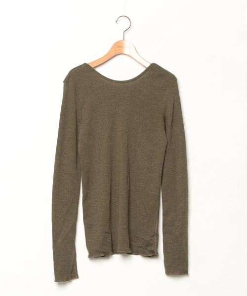 STONE  長袖カットソー グリーン 6 長袖カットソー - グリーン レディース : ZOZOTOWN Yahoo!店 - 通販