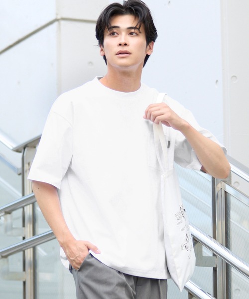 coca（コカ） tシャツ ヘビーウエイト天竺ピスポケットTシャツ メンズ