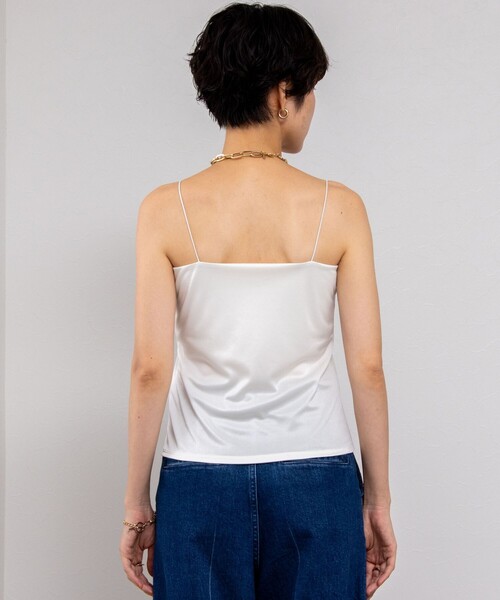 ♩試着のみ♩ nae. Smooth Wrap ベアトップ キャミソール NOLLEY'S Sophi（ノーリーズソフィー） カップ付き キャミソール