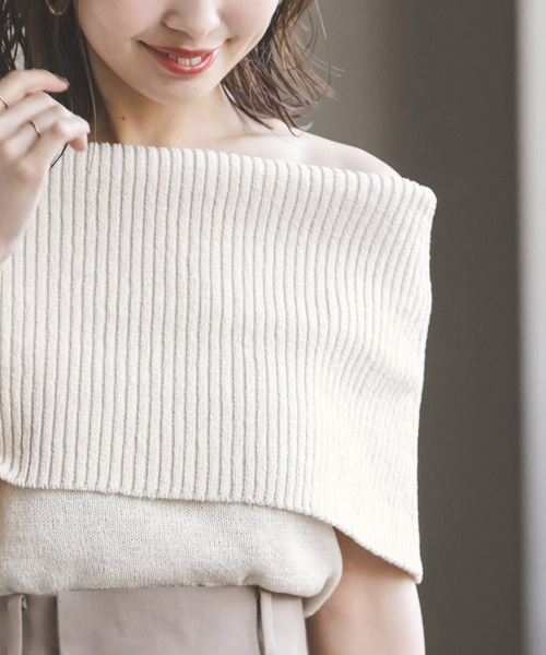 オフショルダーニット（NOBLE／ファッション）のおすすめ人気