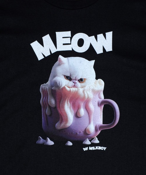 MILKBOY tシャツ CAT CUP Tシャツ メンズ レディース : ZOZOTOWN