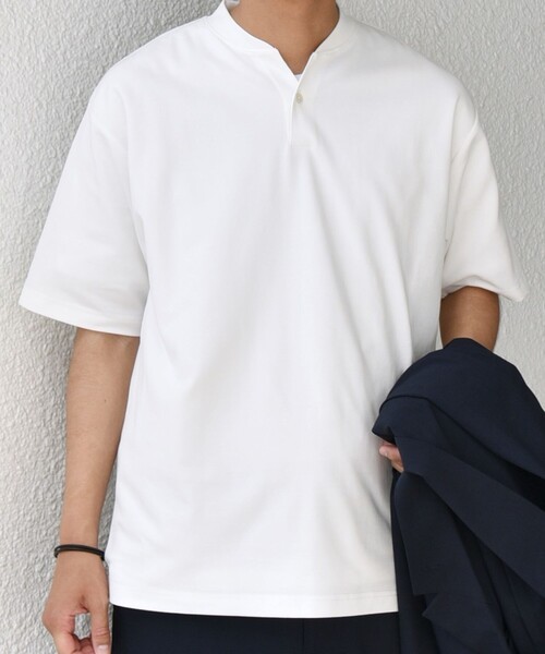 AURALEE 鹿の子ヘンリーネックTシャツ AURALEE 鹿の子ヘンリーネックTシャツ - メルカリ