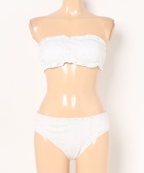 treatürself レース水着 Lace Ladies（レースレディース） 水着 レースフリル×花柄ビキニ 水着2