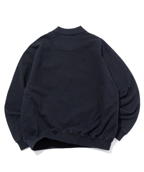 012xxol購入24.5cm SILAS（サイラス） トレーナー スウェット HALF ZIP SWEATSHIRT メンズ