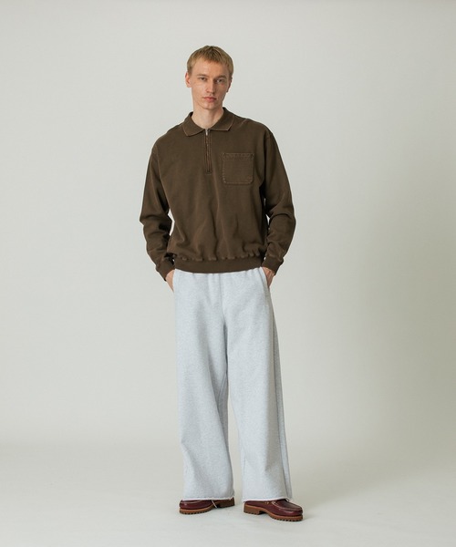 SILAS（サイラス） トレーナー スウェット HALF ZIP SWEATSHIRT メンズ