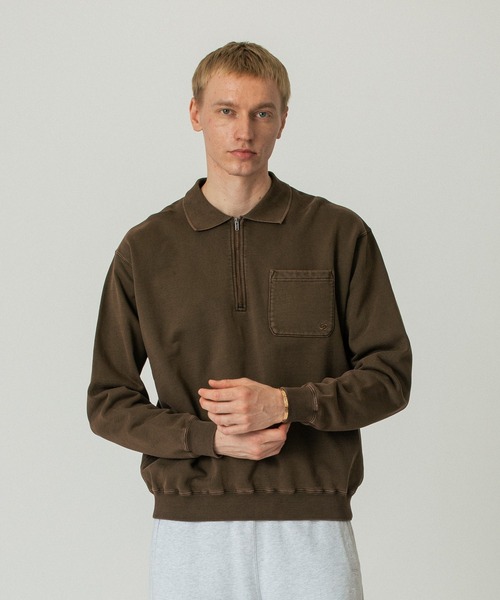 トレーナー スウェット HALF ZIP SWEATSHIRT メンズ レディース
