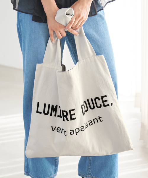 IENA トートバッグ 「WEB限定追加」IENA BLANC COTTON BAG