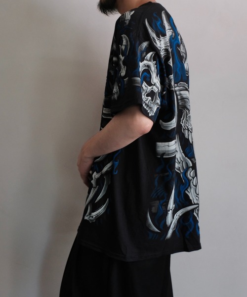 tシャツ LIQUID BLUE リキッドブルー / ”SKULL”TEE メンズ レディース