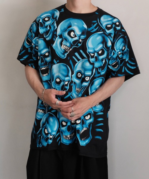 tシャツ LIQUID BLUE リキッドブルー / ”SKULL”TEE メンズ レディース